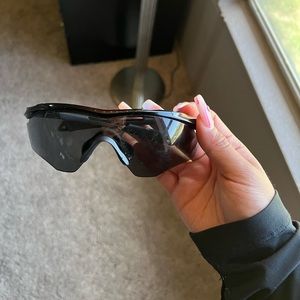 Black Oakley sport sunglasses